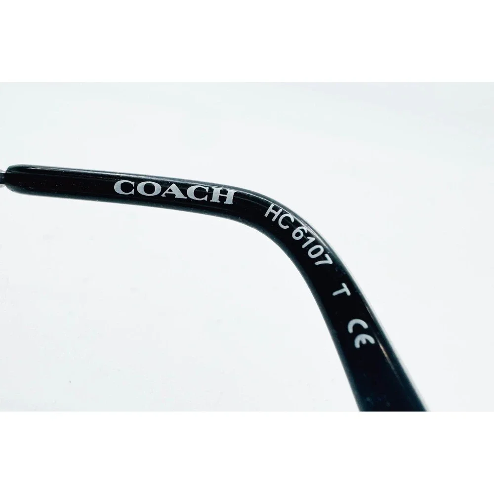 Coach Eyeglasses Womens Black Amber Gradient HC 6107 5475 52-17-140